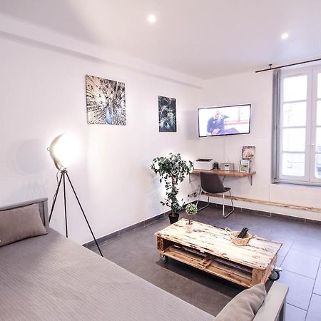 Appartement calme et spacieux, Cité et ville à pied, WIFI, 2 chambres, 3 lits Carcasona Exterior foto
